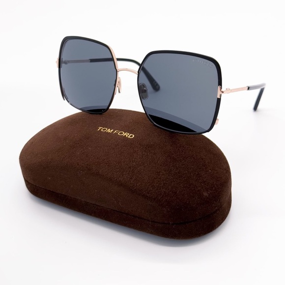 NEW TOM FORD TF1006 02A SQUARE WOMEN SUNGLASSES RAPHAELA FT1006/S 02A EYEWEAR - Picture 2 of 11